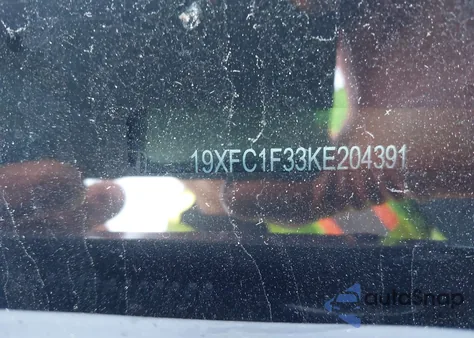 2019 Honda Civic Ex z USA, uszkodzony, nr VIN 19XFC1F33KE204391